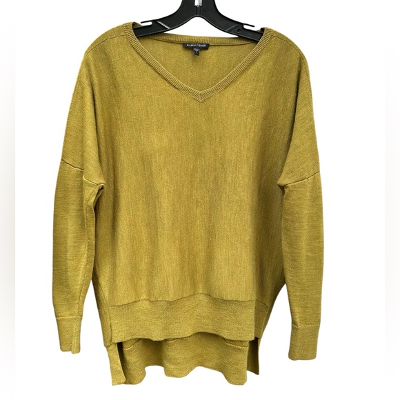 Eileen Fisher Merino Wool Sweater SMALL Boxy High Low Hem Cottagecore Lagenlook - Picture 5 of 16